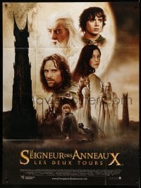 3r382 LORD OF THE RINGS: THE TWO TOWERS French 1p '02 Peter Jackson epic, Elijah Wood,J.R.R. Tolkien