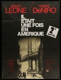 3r444 ONCE UPON A TIME IN AMERICA French 1p '84 cool New York City image, directed by Sergio Leone!
