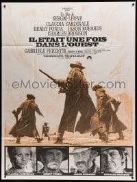 3r446 ONCE UPON A TIME IN THE WEST French 1p R70s Leone, Cardinale, Fonda, Bronson & Robards!