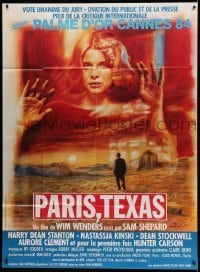 3r458 PARIS, TEXAS French 1p '84 Wim Wenders, cool completely different art by Guy Peellaert!