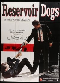 3r505 RESERVOIR DOGS French 1p '92 Tarantino, different image of Harvey Keitel & Steve Buscemi!
