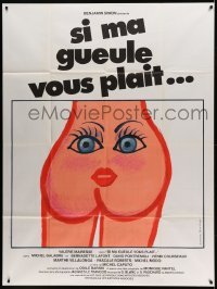 3r548 SI MA GUEULE VOUS PLAIT French 1p '81 Michel Caputo, completely wacky Bourduge artwork!