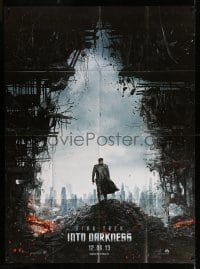 3r579 STAR TREK INTO DARKNESS teaser French 1p '13 cool image Benedict Cumberbatch & city in ruins!