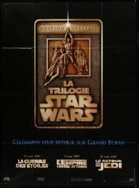 3r581 STAR WARS TRILOGY French 1p '97 Empire Strikes Back, Return of the Jedi!