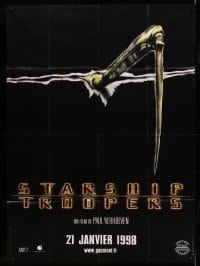 3r583 STARSHIP TROOPERS teaser French 1p '98 Paul Verhoeven, Robert Heinlein, completely different!