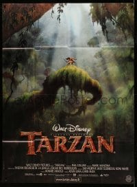 3r592 TARZAN French 1p '99 Walt Disney jungle cartoon, from Edgar Rice Burroughs story!