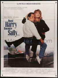 3r649 WHEN HARRY MET SALLY French 1p '89 great romantic image of Billy Crystal & Meg Ryan!
