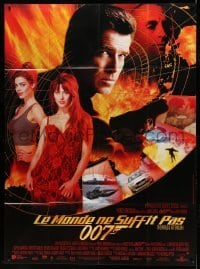 3r662 WORLD IS NOT ENOUGH French 1p '99 Brosnan as James Bond, Denise Richards, Sophie Marceau!