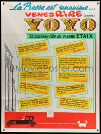 3r666 YO YO reviews style French 1p '65 Pierre Etaix circus comedy, great art!