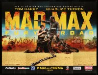3r006 MAD MAX: FURY ROAD French 8p '15 great image of Tom Hardy & Charlize Theron, George Miller!