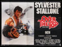 3r008 OVER THE TOP French 8p '87 different art of armwrestling trucker Sylvester Stallone!
