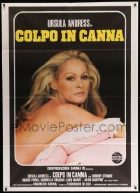 3r892 LOADED GUNS Italian 1p '74 Colpo in Canna, close up of nearly naked sexy Ursula Andress!