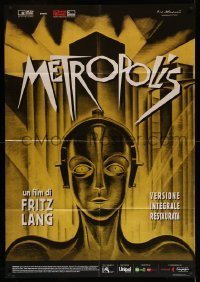 3r906 METROPOLIS Italian 1p R10 Fritz Lang, classic robot art from the first German release!