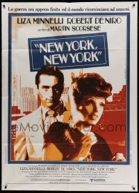 3r916 NEW YORK NEW YORK Italian 1p '77 different close up of Robert De Niro & Liza Minnelli!