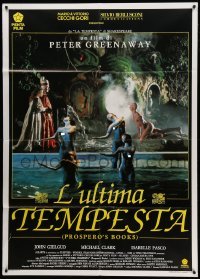 3r940 PROSPERO'S BOOKS Italian 1p '91 Peter Greenaway, from Shakespeare's Tempest, different!