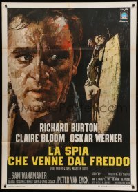 3r961 SPY WHO CAME IN FROM THE COLD Italian 1p '65 Richard Burton, Claire Bloom, different art!