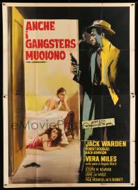 3r722 LAWBREAKERS Italian 2p '60 different Nano art of detective Jack Warden hunting criminal!
