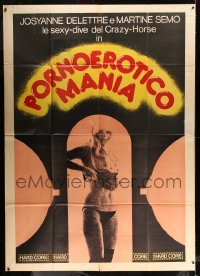 3r740 PORNOEROTICO MANIA Italian 2p '80s great image of sexy near-naked blonde standing in doorway!