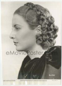 3s067 BARBARA STANWYCK 7.25x10 still '34 wearing new halo braid with curls for The Secret Bride!