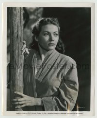 3s112 BRUTE FORCE 8.25x10 still '47 close up of scared Yvonne De Carlo standing by tree!