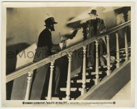 3s114 BULLETS OR BALLOTS 8x10.25 still '36 Edward G. Robinson & Humphrey Bogart in shootout!