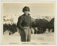 3s119 CALL OF THE WILD 8x10 still '35 great close up of Clark Gable wearing fur cap, Jack London!