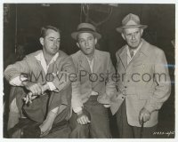 3s159 CONNECTICUT YANKEE IN KING ARTHUR'S COURT candid 7x9 still '49 Crosby & visitor Alan Ladd!