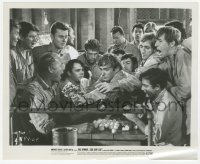 3s165 COOL HAND LUKE 8.25x10 still '67 Paul Newman classic, collecting bets in egg eating scene!