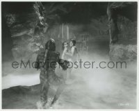 3s170 CREATURE FROM THE BLACK LAGOON 7.25x9.25 still R1972 he's approaching Julie Adams & diver!