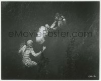 3s168 CREATURE FROM THE BLACK LAGOON 7.25x9.25 still R1972 c/u of underwater diver shooting monster!