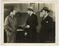 3s196 DICK TRACY RETURNS chapter 10 8x10.25 still '38 detective Ralph Byrd questions shady guy!