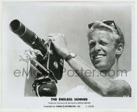 3s246 ENDLESS SUMMER candid 8.25x10 still '67 wonderful close up of Bruce Brown with his camera!