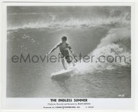 3s245 ENDLESS SUMMER 8.25x10 still '67 Bruce Brown classic, surfer Robert August riding wave!