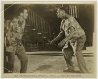 3s280 FROM HERE TO ETERNITY 8.25x10 still R58 Montgomery Clift & Ernest Borgnine in knife fight!
