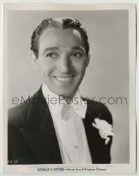 3s291 GEORGE E. STONE 8x10.25 still '30s portrait of Warner Bros actor who was in some classics!