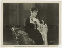 3s318 GRAND DUCHESS & THE WAITER 8x10.25 still '26 close up of Florence Vidor with her Borzoi dog!