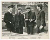 3s339 HARD DAY'S NIGHT 8x10.25 still '64 great close up of Beatles Paul, John, Ringo & George!