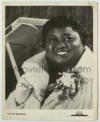 3s350 HATTIE MCDANIEL 8.25x10 music publicity still '30s when she was singing & represented by MCA!