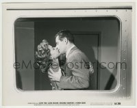 3s377 HUMAN DESIRE 8x10.25 still '54 Glenn Ford kissing Gloria Grahame on railroad train!