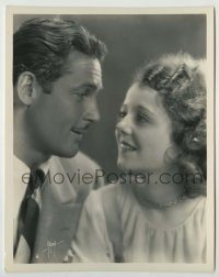 3s401 JANET GAYNOR/CHARLES FARRELL deluxe 8x10.25 still '30s romantic close portrait by Autrey!