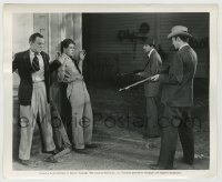 3s428 JUNIOR G-MEN OF THE AIR chapter 12 8.25x10 still '42 Turhan Bey catches Halop & Albertson!