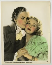 3s013 LLOYD'S OF LONDON color 8x10.25 still '36 best close up of Madeleine Carroll & Tyrone Power!