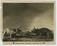 3s466 LOST WORLD 8.25x10.25 still '25 incredible special effects image of triceratops dinosaurs!