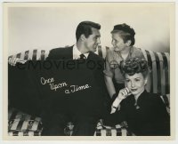 3s565 ONCE UPON A TIME 8x10 still '44 Cary Grant, Janet Blair & Ted Donaldson by St. Hilaire!