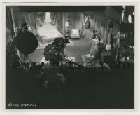 3s571 PAL JOEY candid 8x10 still '57 sexy Rita Hayworth filmed in lavish bedroom by Cronenweth!