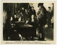 3s596 PLOUGH & THE STARS 8x10 still '36 Barbara Stanwyck, Foster & soldiers, directed by John Ford