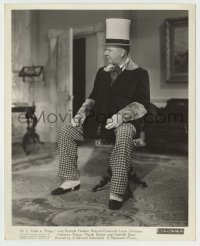 3s598 POPPY candid 8.25x10 still '36 W.C. Fields on piano stool wearing his trademark hat!