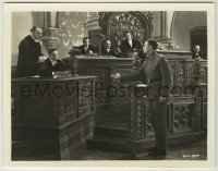 3s636 ROAD BACK 8x10.25 still '37 Robert Warwick pleads with judge Lionel Atwill, James Whale!
