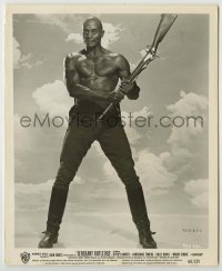 3s671 SERGEANT RUTLEDGE 8.25x10 still '60 John Ford, Woody Strode showing his incredible physique!