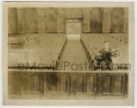 3s675 SEVEN CHANCES 8x10.25 still '25 would-be groom Buster Keaton in chapel holding bouquet!